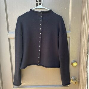 Alex Mill Black Button-Up Cardigan